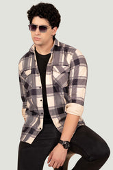 trendy-bastian-cream-checks-corduroy-shirt